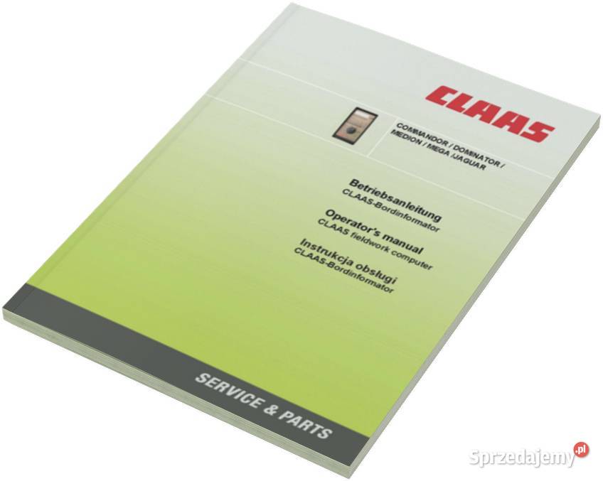 Instrukcja obsługi Claas Lexion 410 IMO katalog Szamotuły