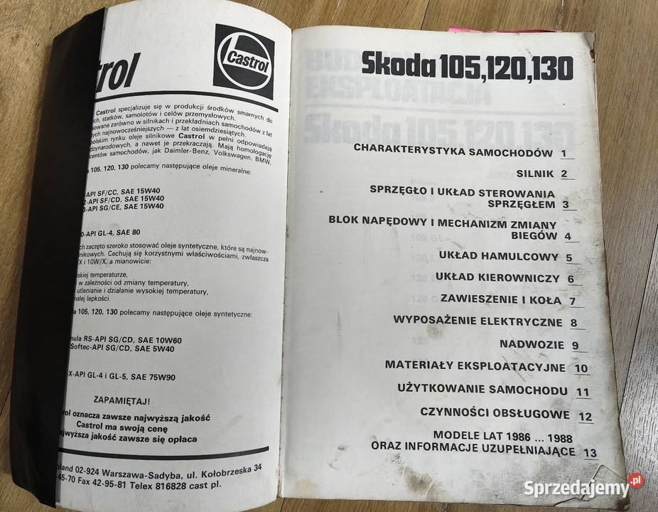 Skoda 105 120 130 Jerzy Jałowiecki Budowa Rokity