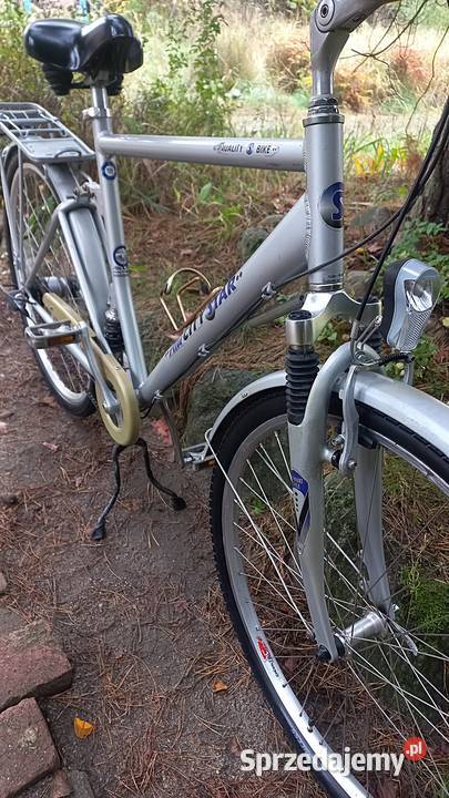 Rower Miejski Męski Alu City Star Sram S7 biegów Wołów