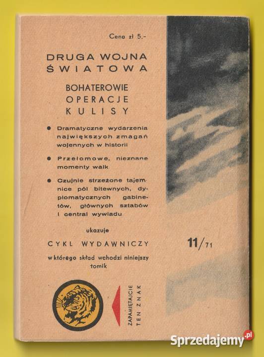 ŻÓŁTY TYGRYS MURMAŃSKIEM MGŁA 1971 Łódź