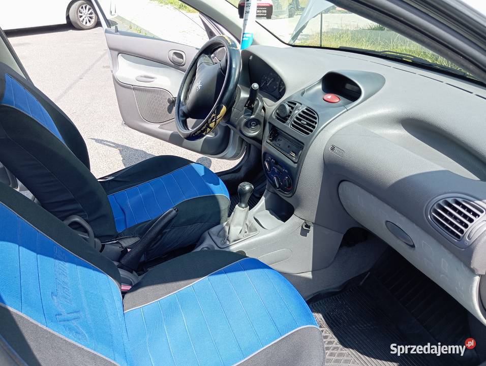 Peugeot 206 srebrny 206 śląskie Bytom