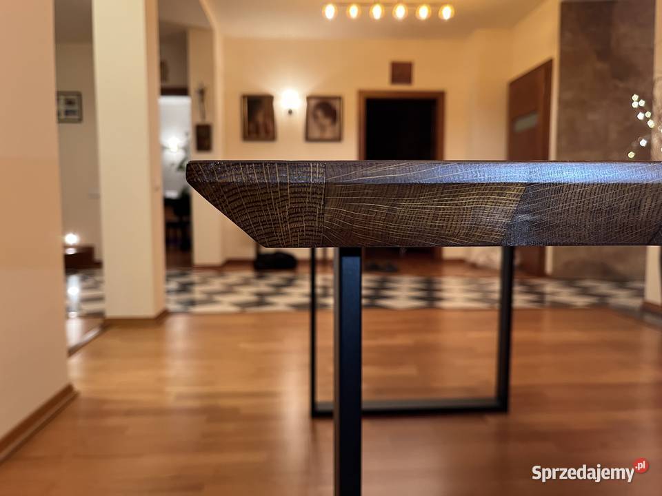 Stół dębowy loftowy do jadalni 180x85 dostępny Gliwice