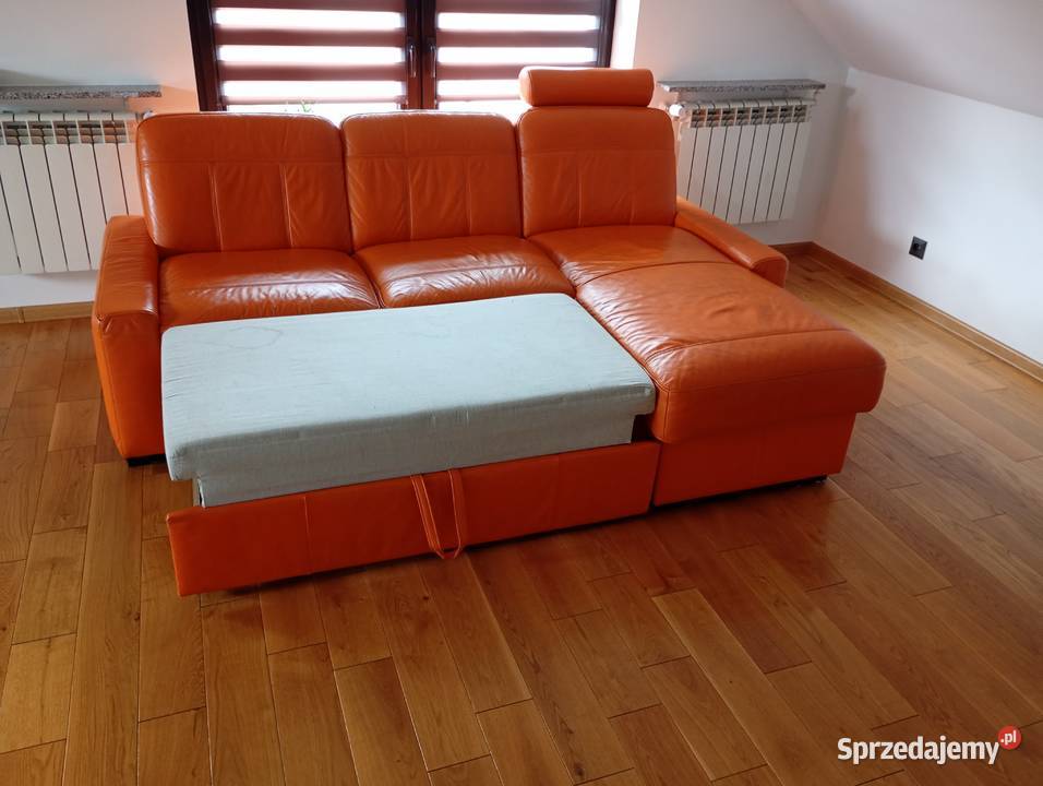 Pomarańczowy narożnik Helvetia Furniture Narożniki Zebrzydowice sprzedam