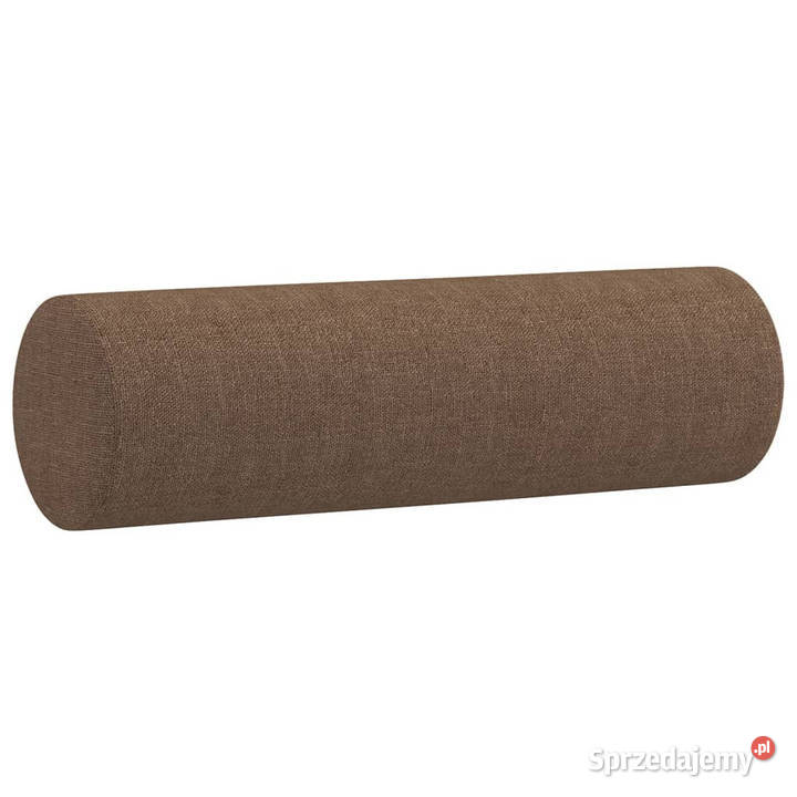 2osobowa sofa z poduszkami brązowa 140 tkanina sprzedam