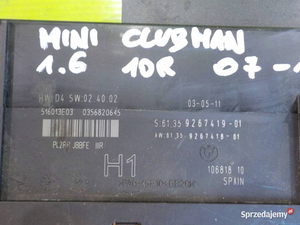 MINI COOPER ONE II R56 modul komfortu 926741901 Suków