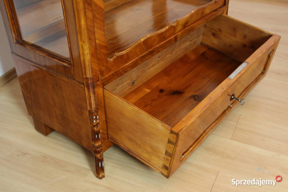 Serwantka witryna Ludwik Filip renowacji antyki