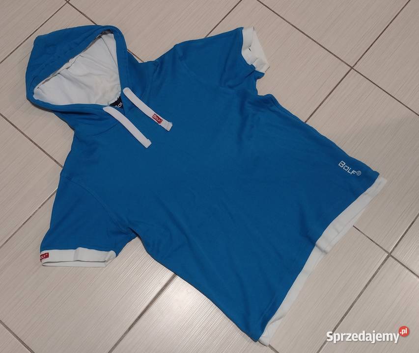 bluza z kapturem krótki rękaw BOLF