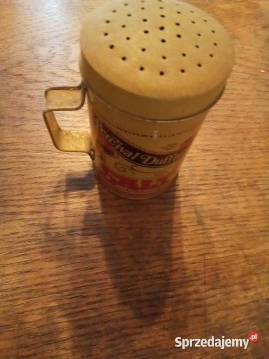 Metalowa solniczka wyprodukowana w Hongkongu Warszawa