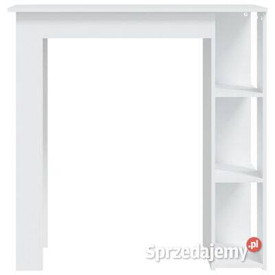 vidaXL Stolik barowy z półkami biały 102x50x1035 Warszawa