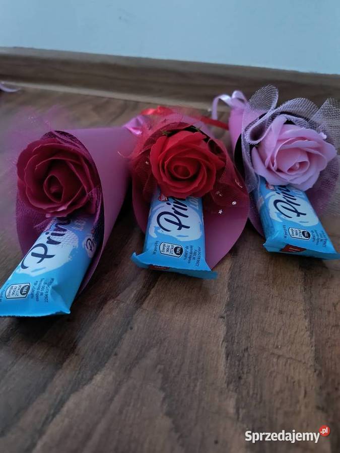 Pojedyncze róże mydlane Dzień Kobiet Milonki