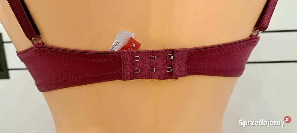 Markowy TRIUMPH komplet biustonosz figi kolor mazowieckie