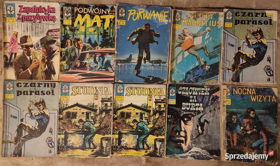Komiksy Kapitan Żbik 66 zeszytów głównie wydania Warszawa
