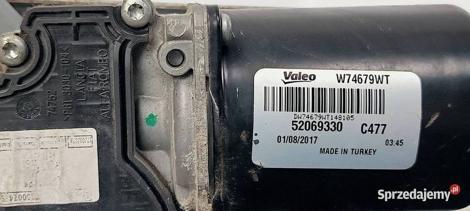 MECHANIZM WYCIERACZEK PRZÓD FIAT TIPO II