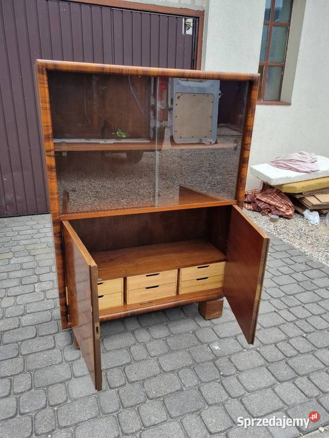 Nieduża Witryna Art Deco antyk vintage Sękocin Nowy