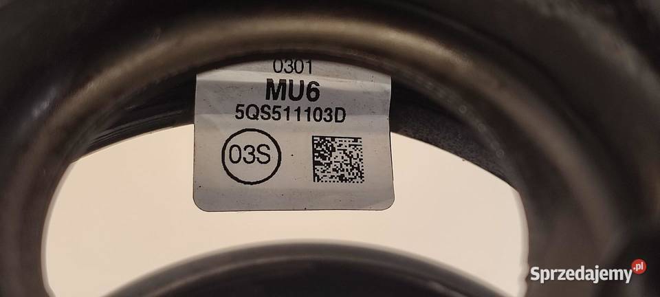 VW TAYRON SPRĘZYNA TYLNA TYŁ 5QS511103D