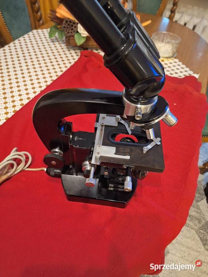 Mikroskop carl zeiss Czarny Piła