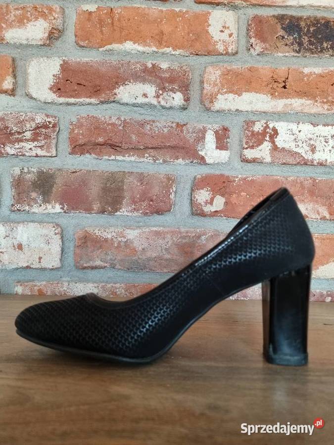 Czarne czółenka KrzyśBut czarny Warszawa
