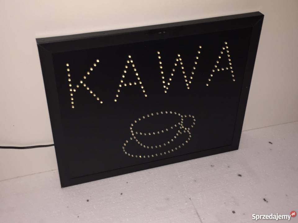 KAWA szyld diodowy LED 60x40 NOWA Warszawa