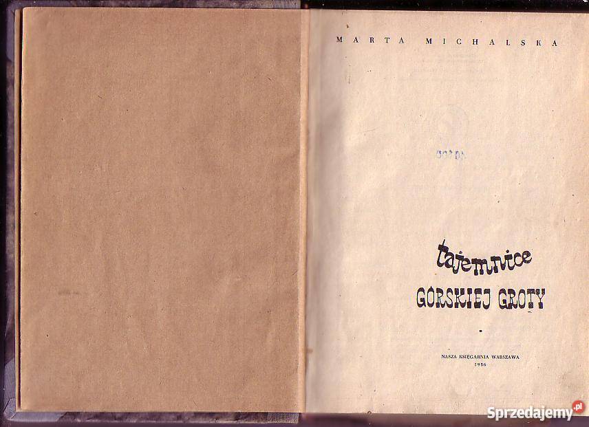 6448 TAJEMNICE GÓRSKIEJ GROTY MARTA MICHALSKA Czyrna