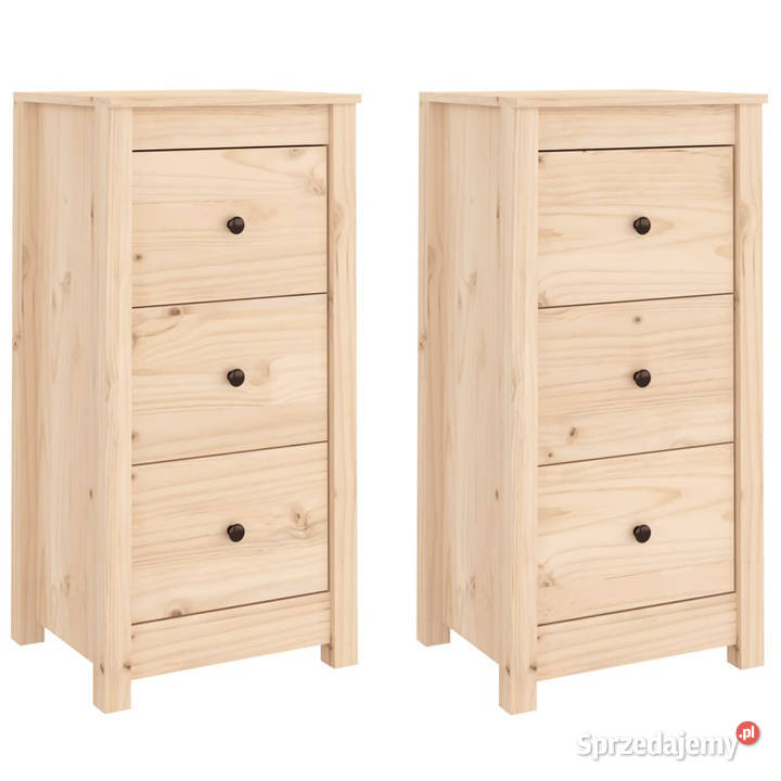 Szafki 2 40x35x80 lite drewno sosnowe WM813740 Pozostałe Warszawa sprzedam