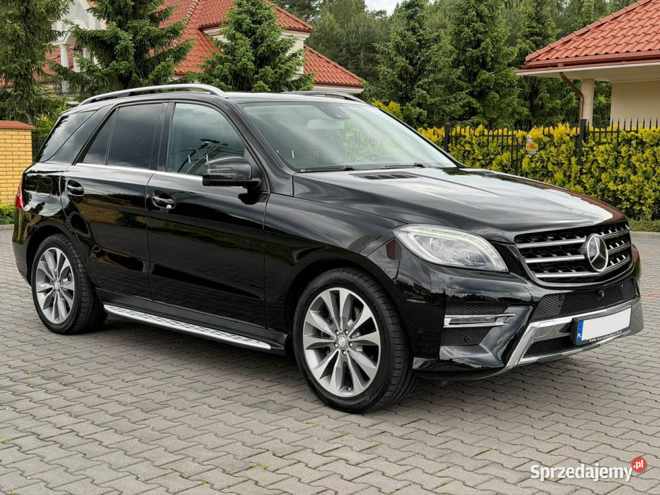 Mercedes ML 350 CDI Zadbany Bogato Wyposażony kurtyny powietrzne Widełki
