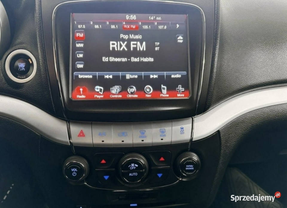 Fiat Freemont 20d 170 automat 7 os Skóry DVD ASR (kontrola trakcji) Gdańsk