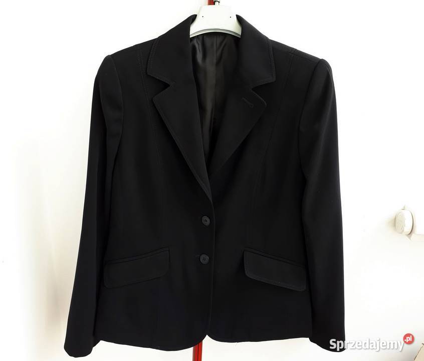 Żakiet marynarka S 36 czarna kieszenie YESSICA mazowieckie Warszawa sprzedam