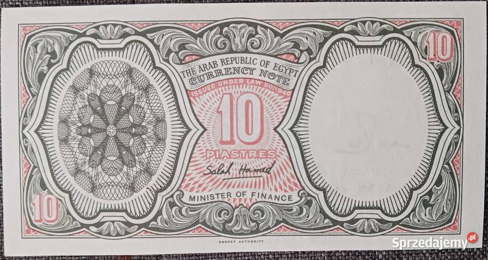 10 Piastr Egipt 1982 r mennicze rzadkość Numizmatyka Konin