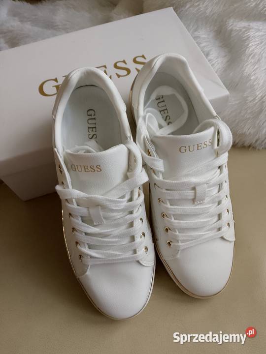 Guess białe sneakersy BONNY rozmiar 37 małopolskie Olkusz