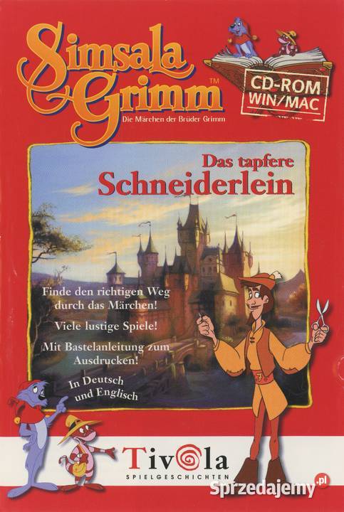 Das Tapfere Schneiderlein Simsala Grimm CDRom Kultura i Rozrywka Puławy