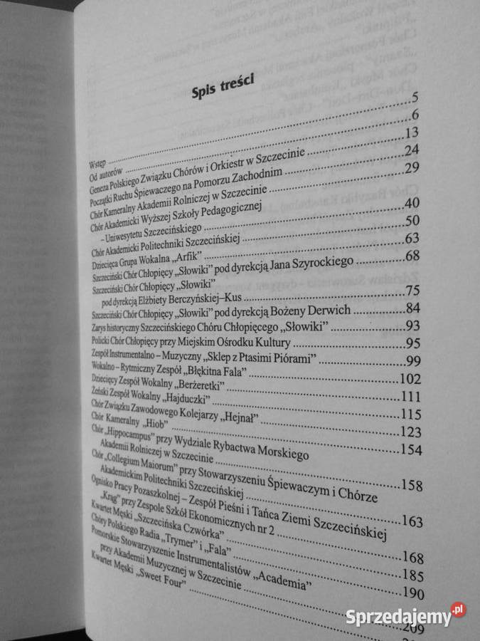 2839 Szczecińska Chóralistyka i Wokalistyka sprzedam
