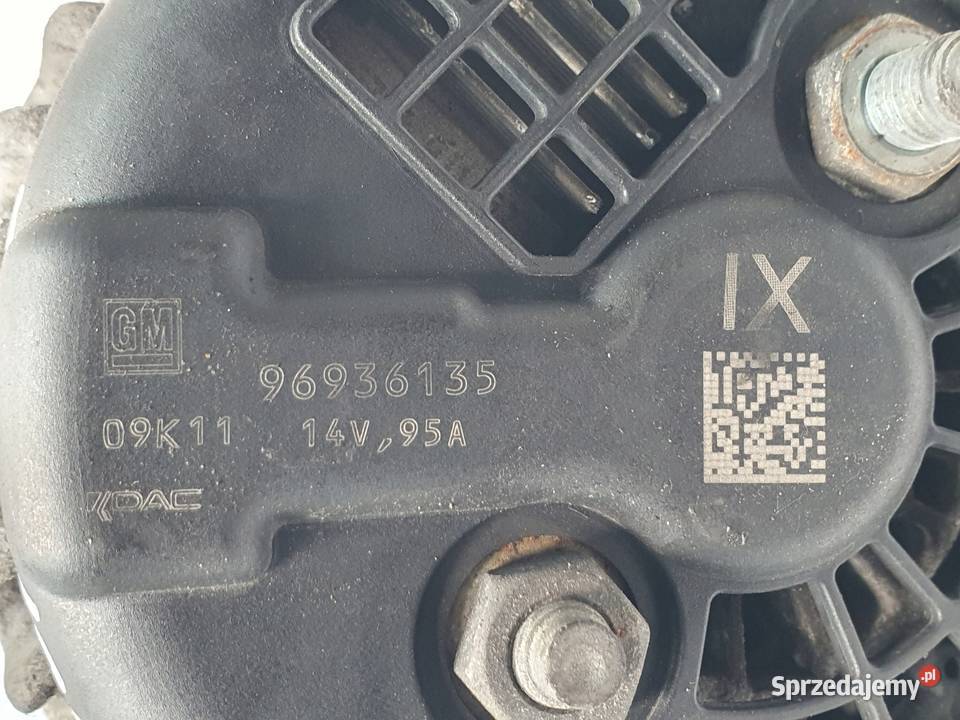 ALTERNATOR Chevrolet Aveo 14 16V oryginał GM osobowe lubelskie