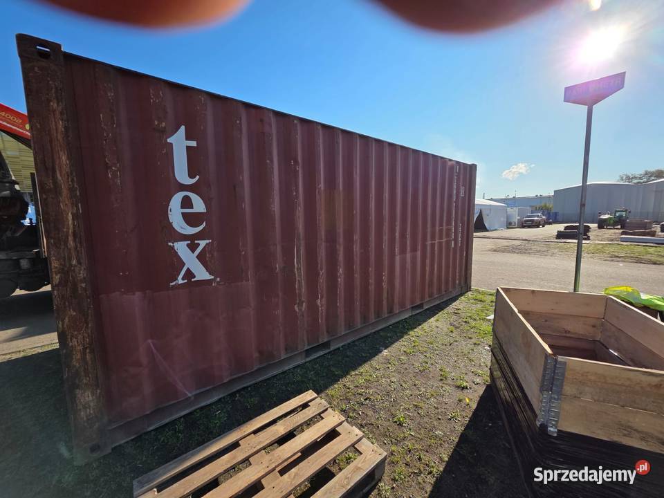 Kontener morski 20 DV 6 metrowy POLKONT Pewny Magazynowanie Elbląg