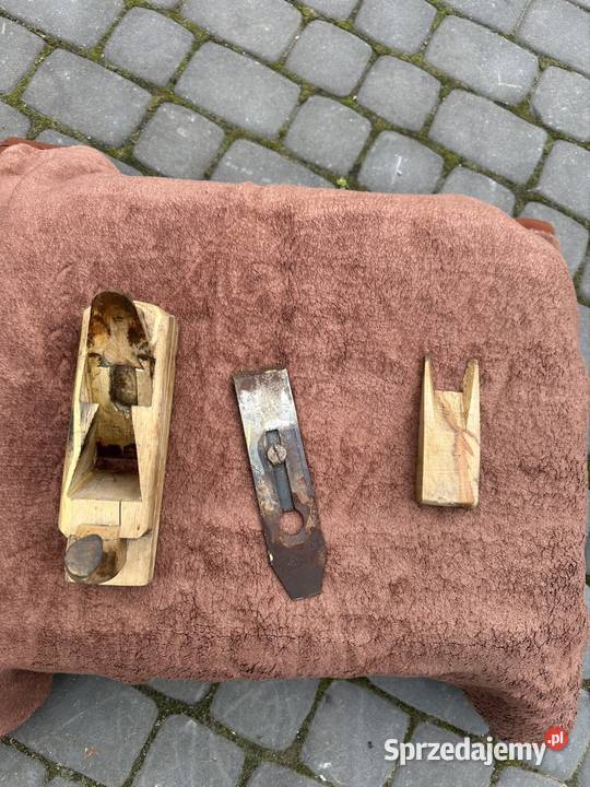 Zabytkowy reczny hebel strug do drewna Zwoleń