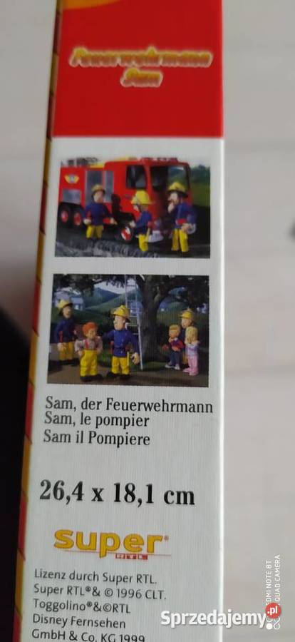 puzzle strażak sam komplet Poznań