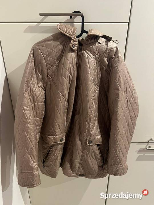 Złota elegancka duża kurtka wiosenna 52 Inny rodzaj pomorskie Gdańsk sprzedam