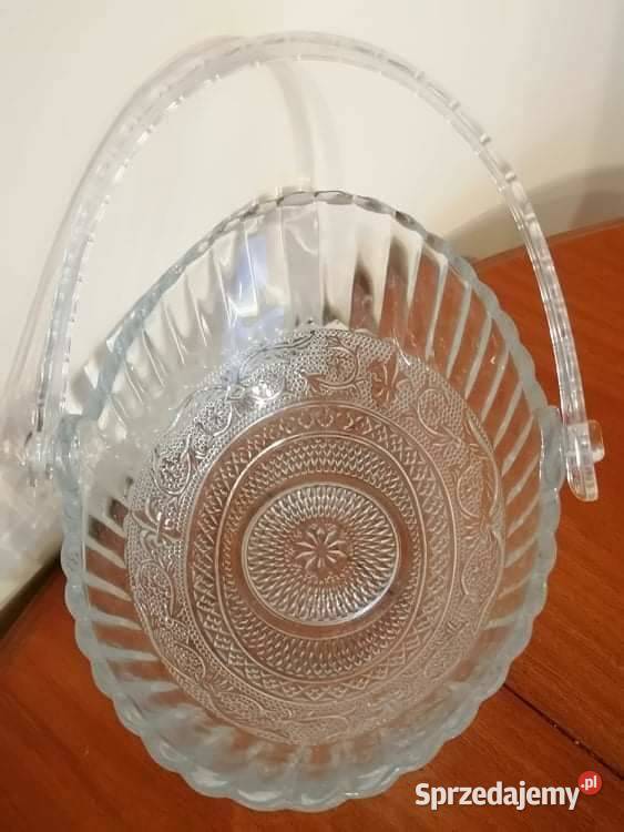 Koszyczek szkło artystyczne Pozostałe Wałbrzych