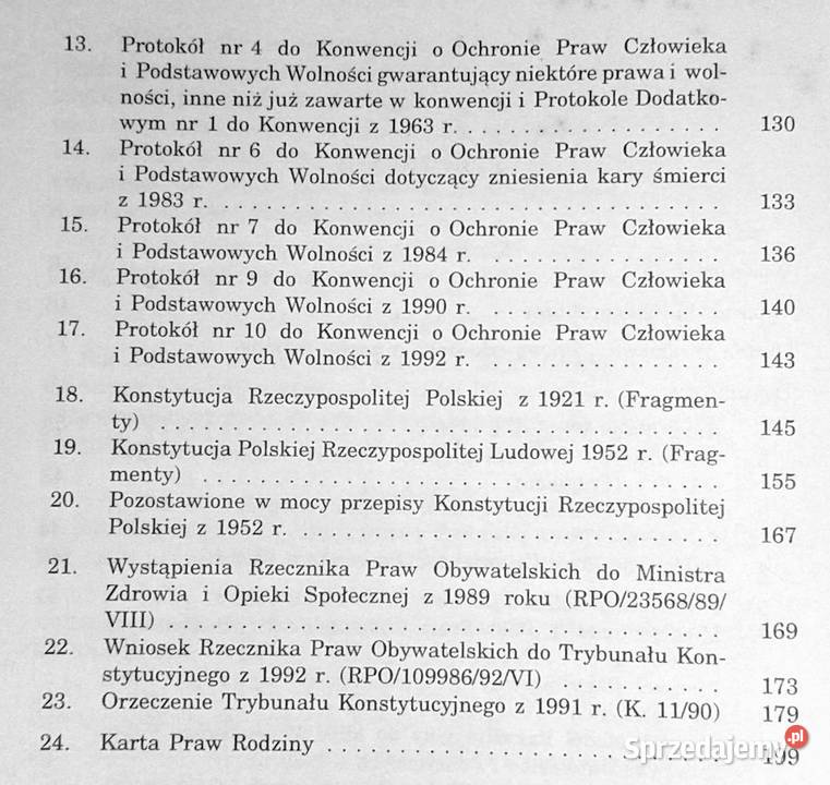 Prawa człowieka Wybór źródeł Krzysztof Motyka