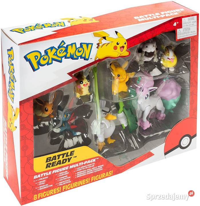 Figurka Pokemon Zestaw 8 figurek Yamper Wooloo Mogilany