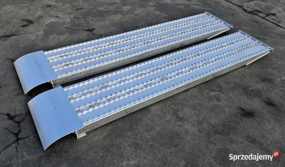 Najazdy aluminiowe 9 ton 2800x450x90mm mocowanie Lubanie