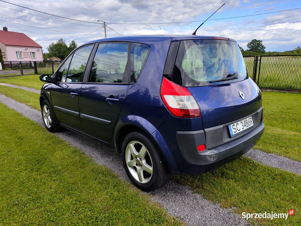 Renault Scenic II 20 134 BenzynaGaz Klima benzyna+LPG Kolonia Poczesna