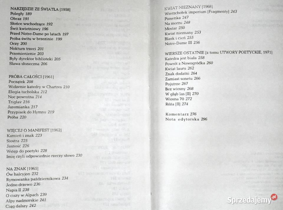 Wiersze polskie Julian Przyboś Chełm