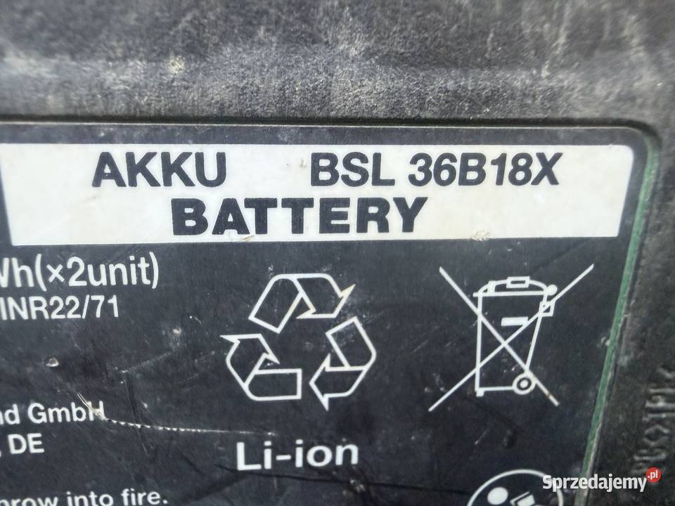 Bateria HIKOKI MULTIVOLT 1836V 8 AH ogniwa