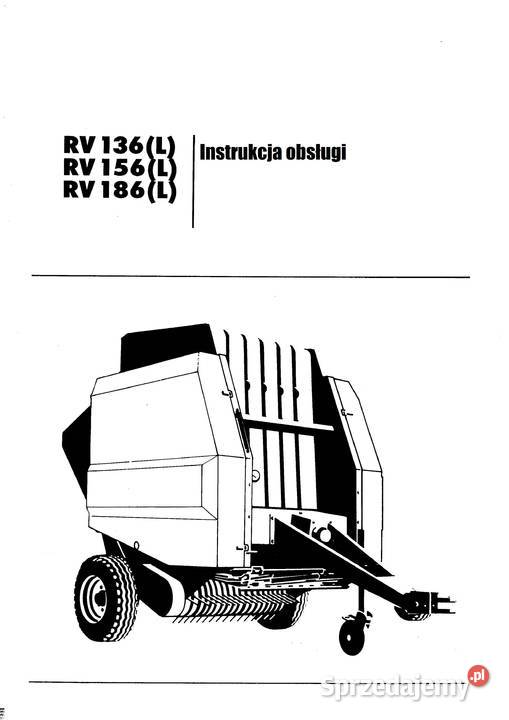Vicon 16011901 RV 157 187 Instrukcja katalog wielkopolskie Szamotuły