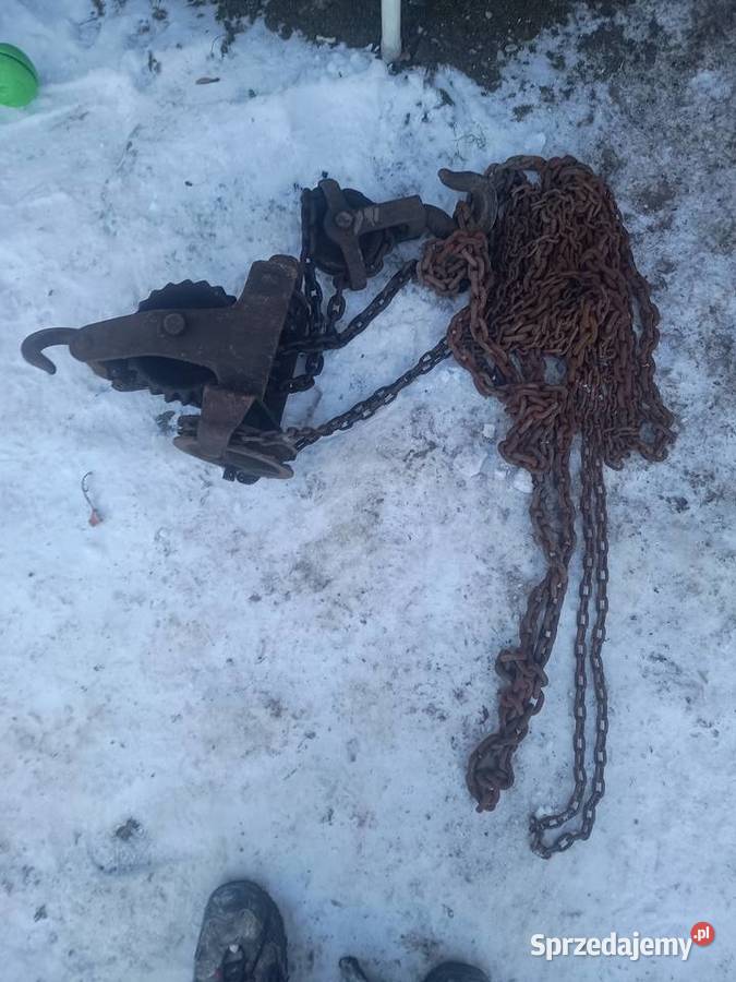 Wciągarka łańcuchowa Leśna sprzedam