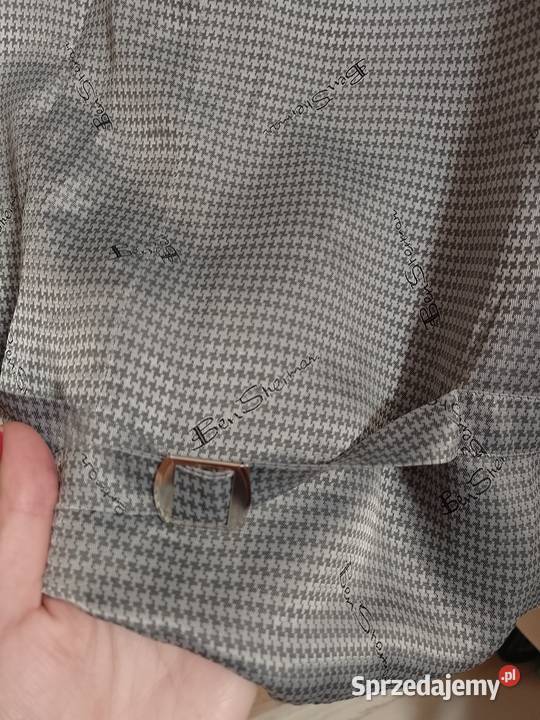 L XL Szaro Srebrna kamizelka garniturowa z Rozmiar XL Odzież wyjściowa Odzież wyjściowa Kraków