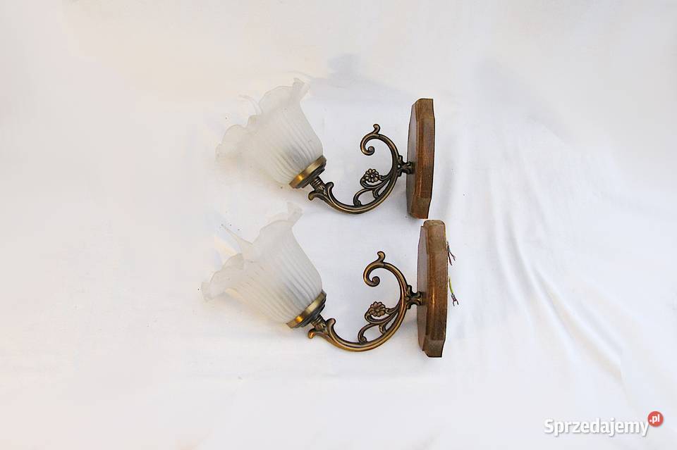 2 kinkiety mosiądz III Kinkiety sprzedam