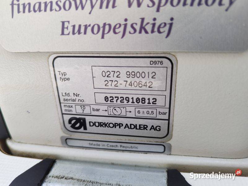 Stębnówka Durkopp Adler Odkrawacz Servo 230V Wałbrzych