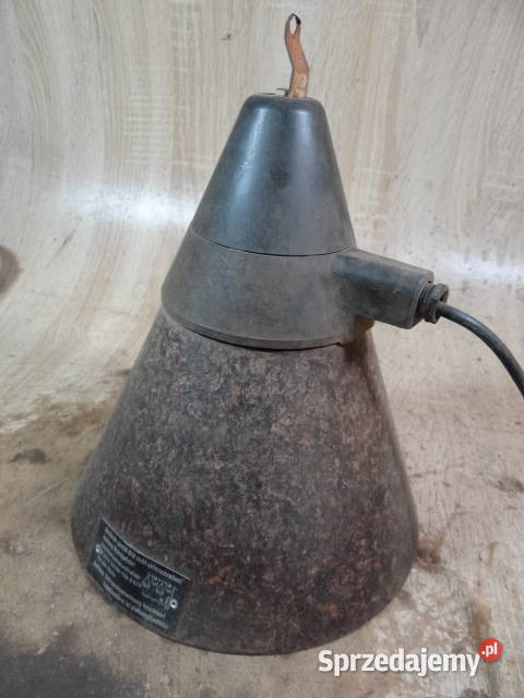 wisząca lampa Industrial loft fabryczna org DDR sprzedam