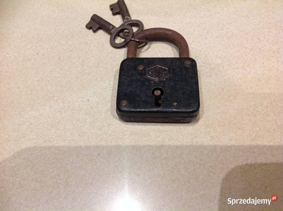 Stara Kłódka MOLA Sygnowana Pozostałe Nowa Sól